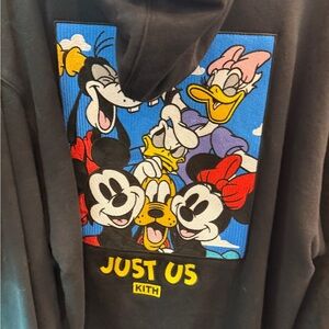 Kith just us Disney hoodie size XL